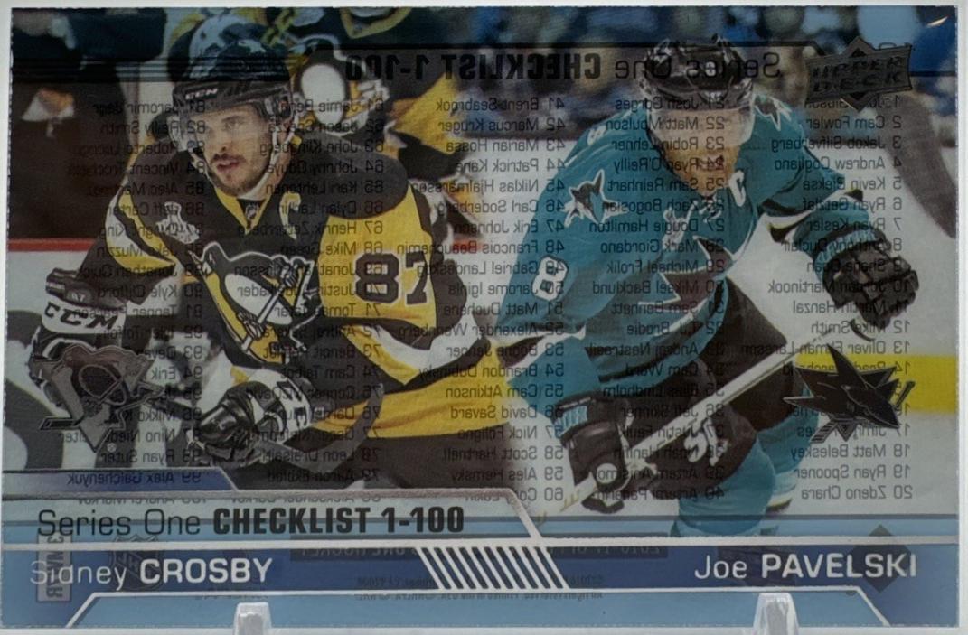 Sidney Crosby, Joe Pavelski [Clear Cut] #199
