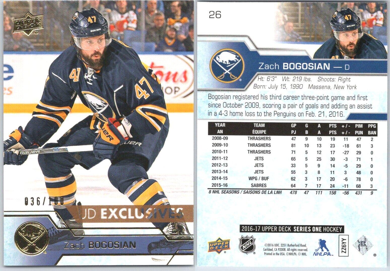 Zach Bogosian [Exclusives] #26