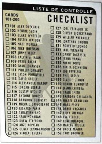 Checklist [Retro Blank Back] #200