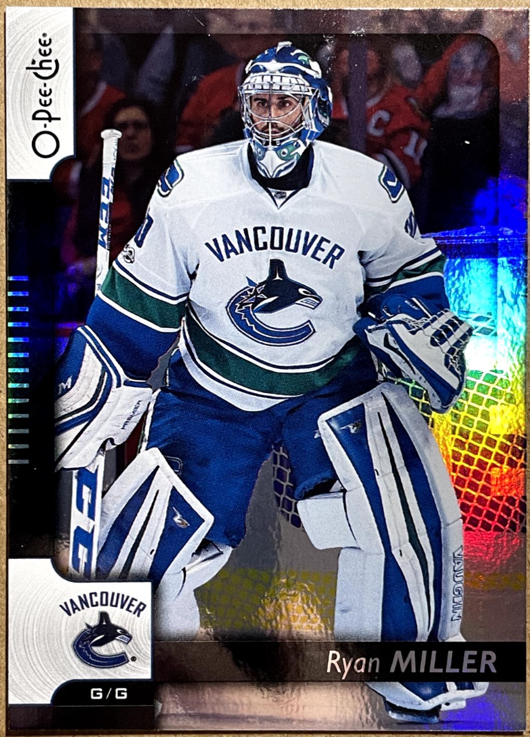 Ryan Miller [Black Rainbow Foil] #320