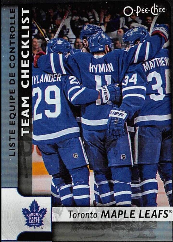 Toronto Maple Leafs [Black Rainbow Foil] #587