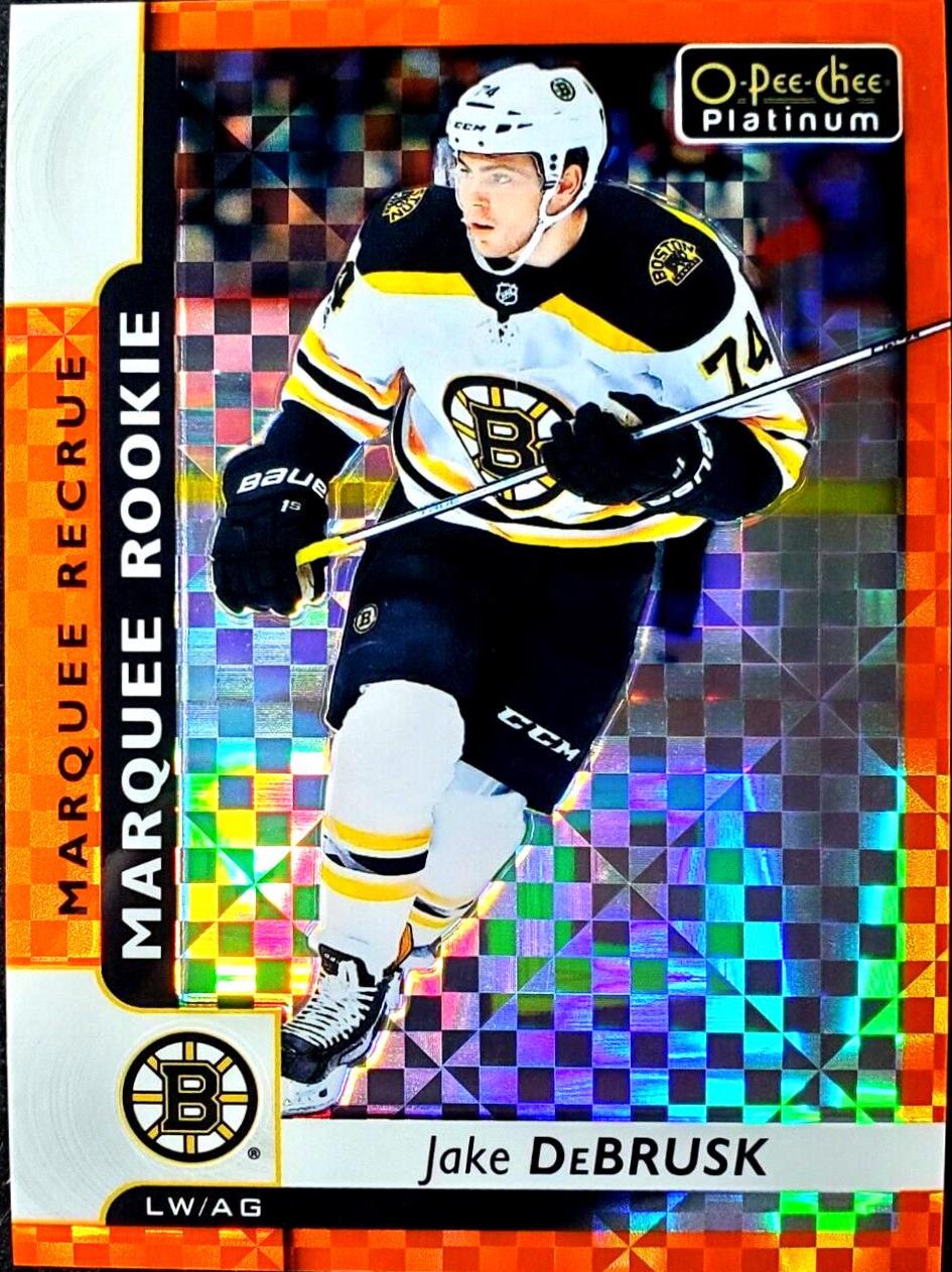 Jake DeBrusk [Orange Checker] #187