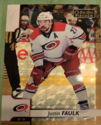 Justin Faulk [Orange Checker] #138