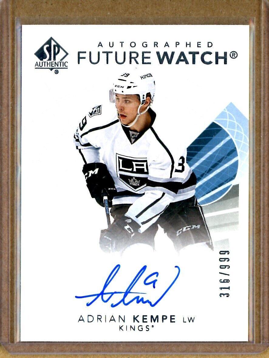 Adrian Kempe [Future Watch Black Silver Ink Autograph] #118