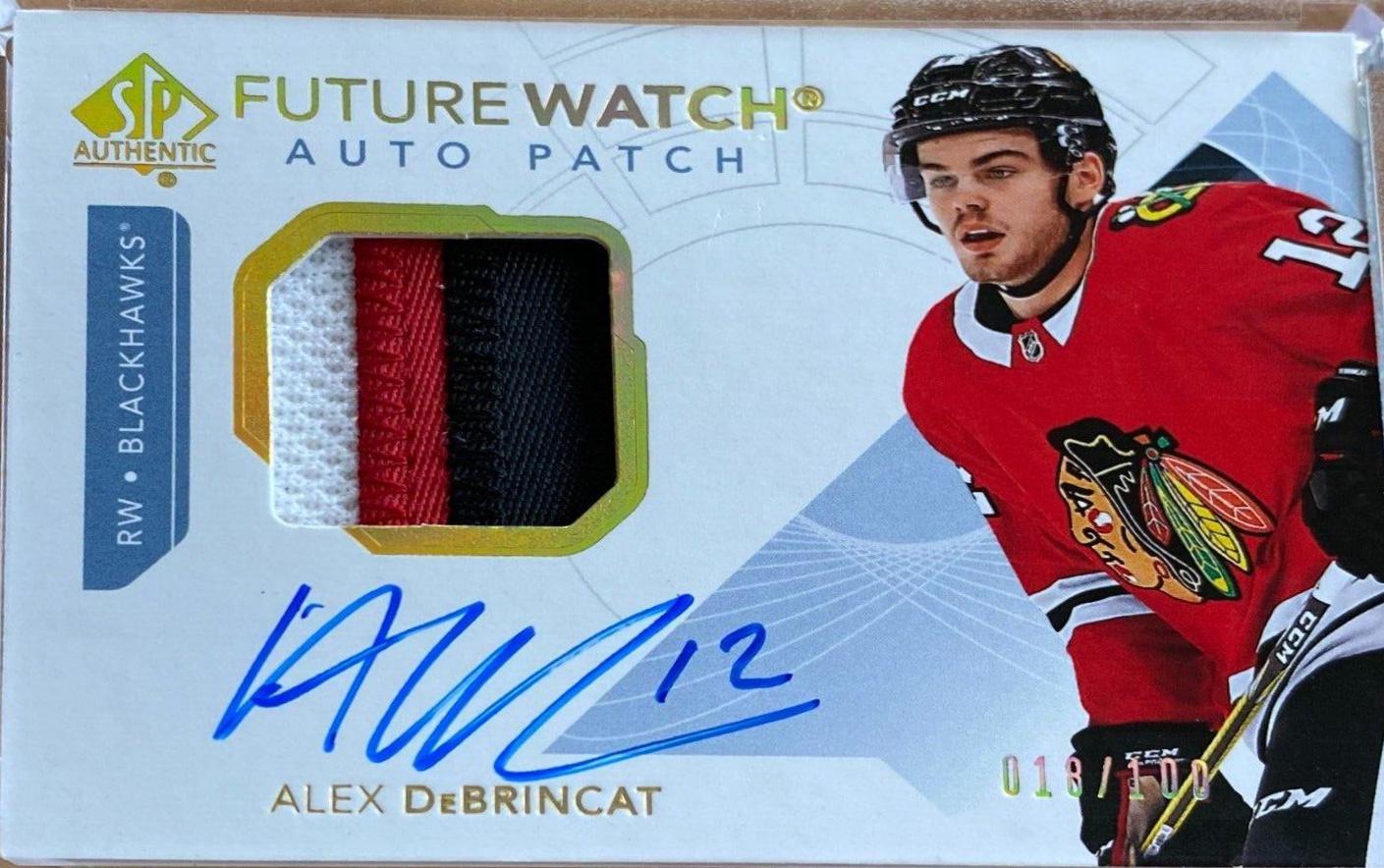 Alex DeBrincat [Future Watch Autograph Patch] #147
