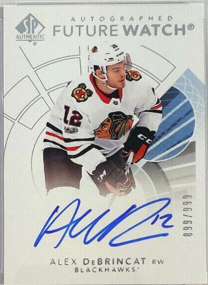 Alex DeBrincat [Future Watch Black Silver Ink Autograph] #147