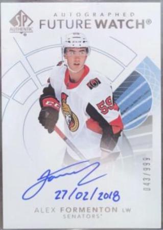 Alex Formenton [Future Watch Autograph Inscription] #149