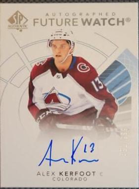 Alex Kerfoot [Future Watch Black Silver Ink Autograph] #173