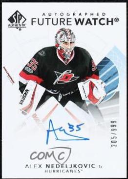 Alex Nedeljkovic [Future Watch Black Silver Ink Autograph] #181