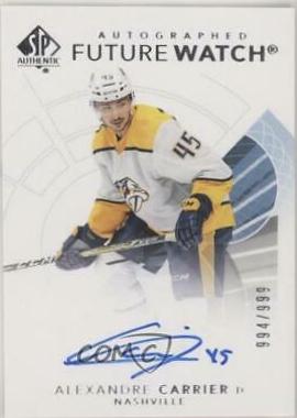 Alexandre Carrier [Future Watch Autograph] #185