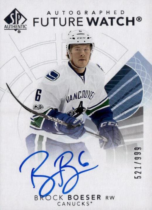 Brock Boeser [Future Watch Autograph] #125