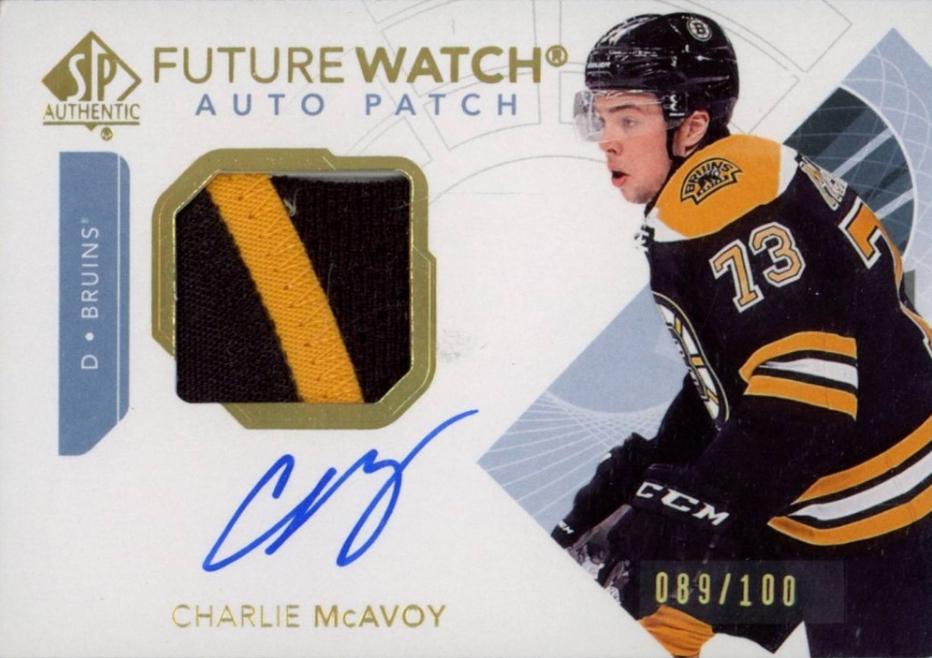 Charlie McAvoy [Future Watch Autograph Patch] #116
