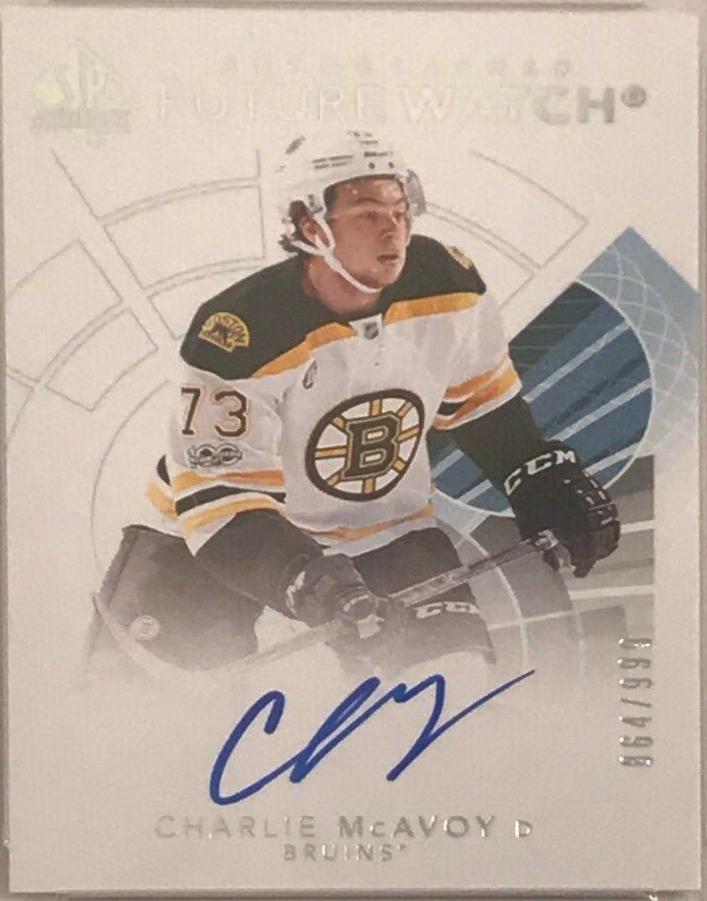 Charlie McAvoy [Future Watch Autograph] #116