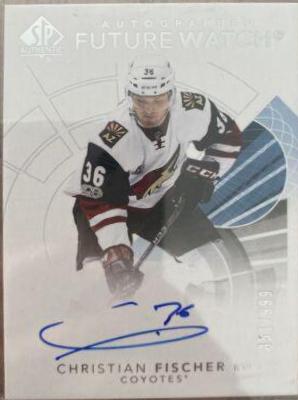 Christian Fischer [Future Watch Black Silver Ink Autograph] #142
