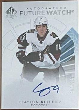 Clayton Keller [Future Watch Black Silver Ink Autograph] #120