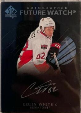 Colin White [Future Watch Black Silver Ink Autograph] #132