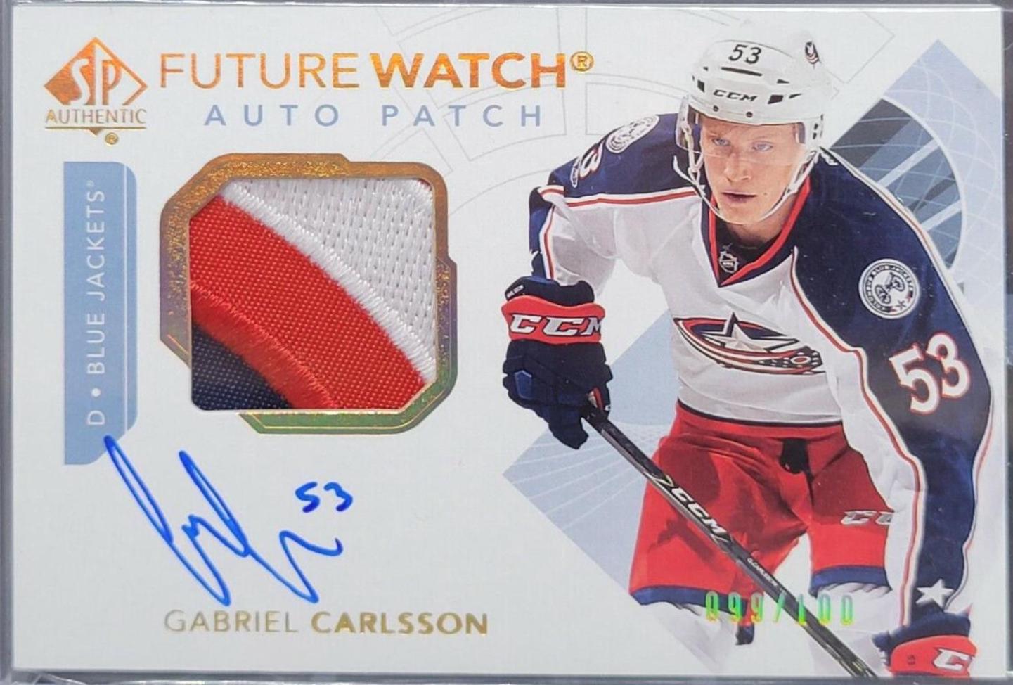 Gabriel Carlsson [Future Watch Autograph Patch] #128