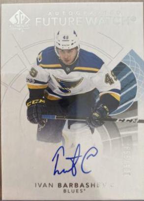 Ivan Barbashev [Future Watch Black Silver Ink Autograph] #137