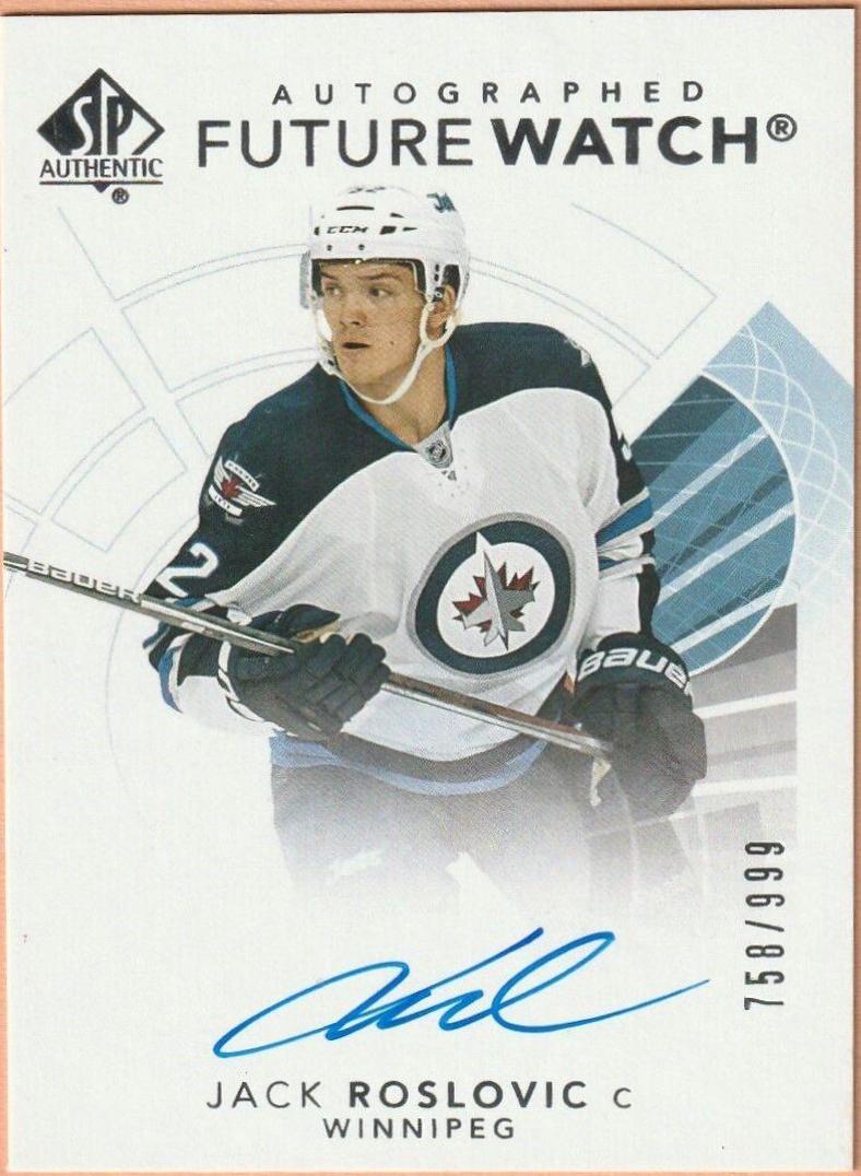 Jack Roslovic [Future Watch Black Silver Ink Autograph] #117