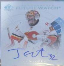 Jon Gillies [Future Watch Black Silver Ink Autograph] #123