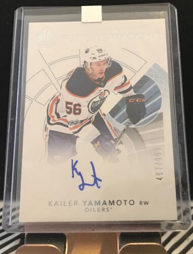 Kailer Yamamoto [Future Watch Black Silver Ink Autograph] #160