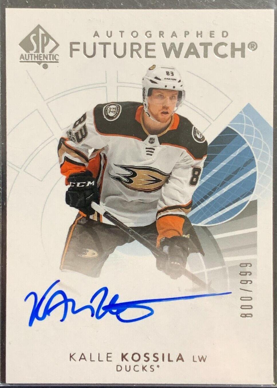 Kalle Kossila [Future Watch Black Silver Ink Autograph] #183