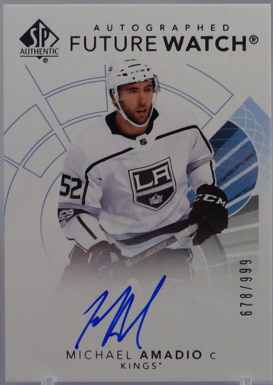 Michael Amadio [Future Watch Black Silver Ink Autograph] #157