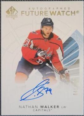 Nathan Walker [Future Watch Black Silver Ink Autograph] #179