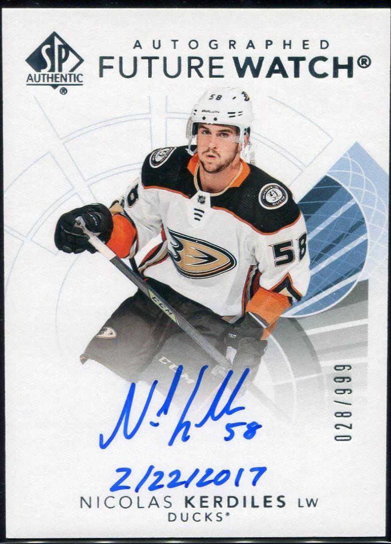 Nicolas Kerdiles [Future Watch Autograph Inscription] #177