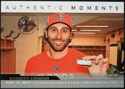 Roberto Luongo 455 Career Wins [Future Watch Autograph] #110