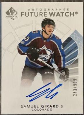 Samuel Girard [Future Watch Black Silver Ink Autograph] #176