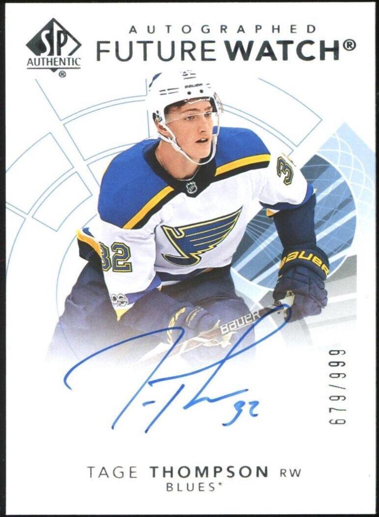 Tage Thompson [Future Watch Autograph] #169