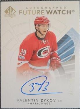 Valentin Zykov [Future Watch Black Silver Ink Autograph] #139