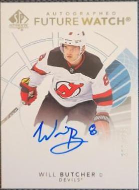 Will Butcher [Future Watch Black Silver Ink Autograph] #170