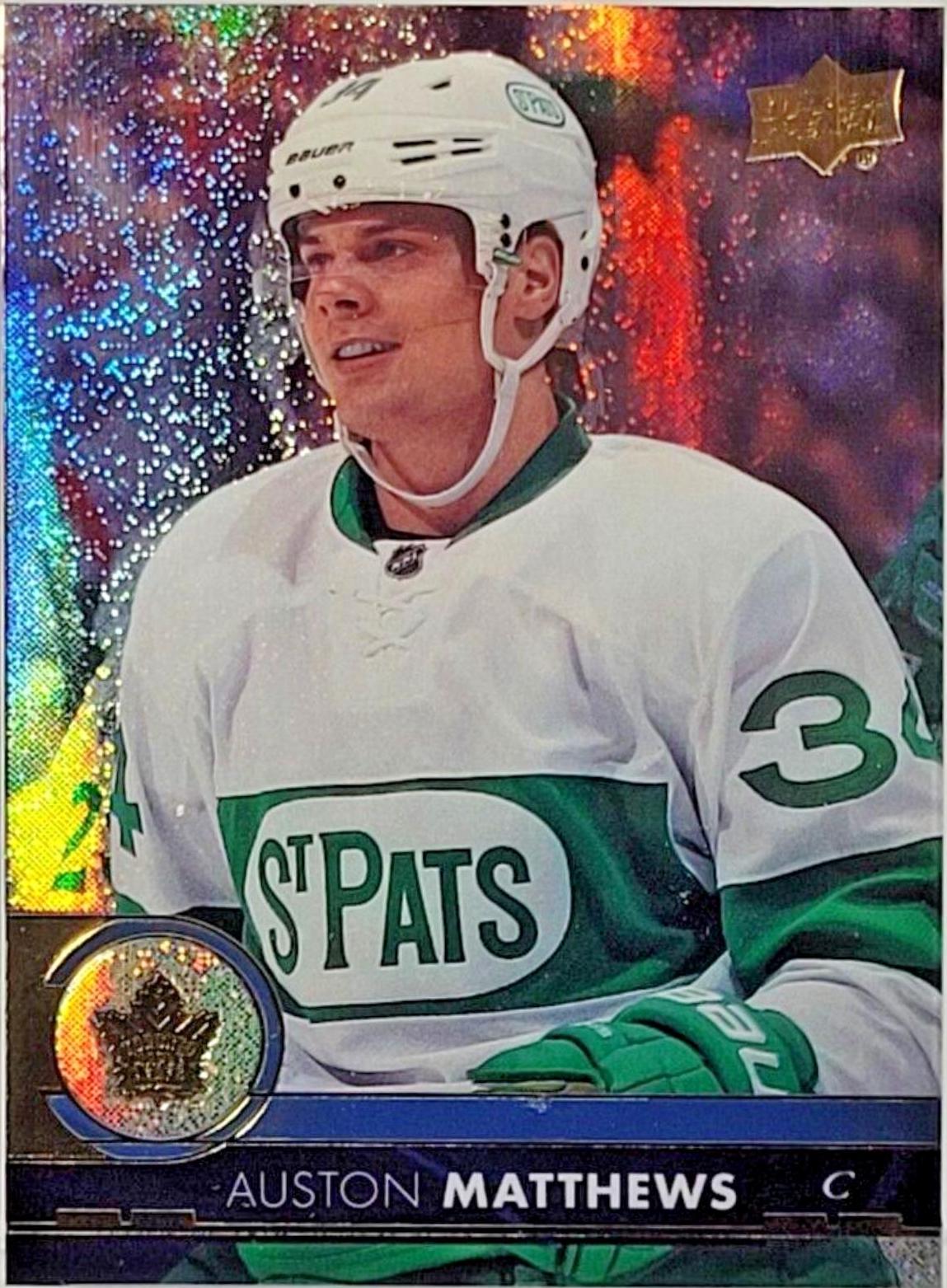 Auston Matthews [Gold Rainbow Foil] #170