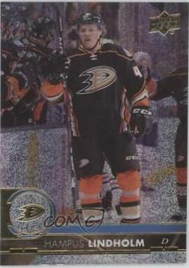 Hampus Lindholm [Gold Rainbow Foil] #1