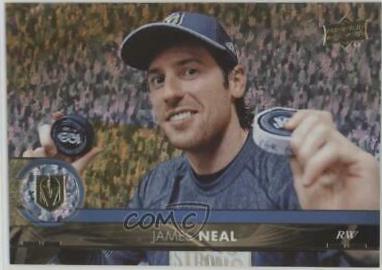 James Neal [Gold Rainbow Foil] #434