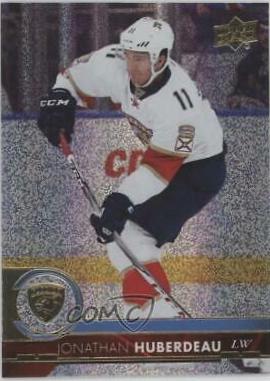 Jonathan Huberdeau [Gold Rainbow Foil] #82