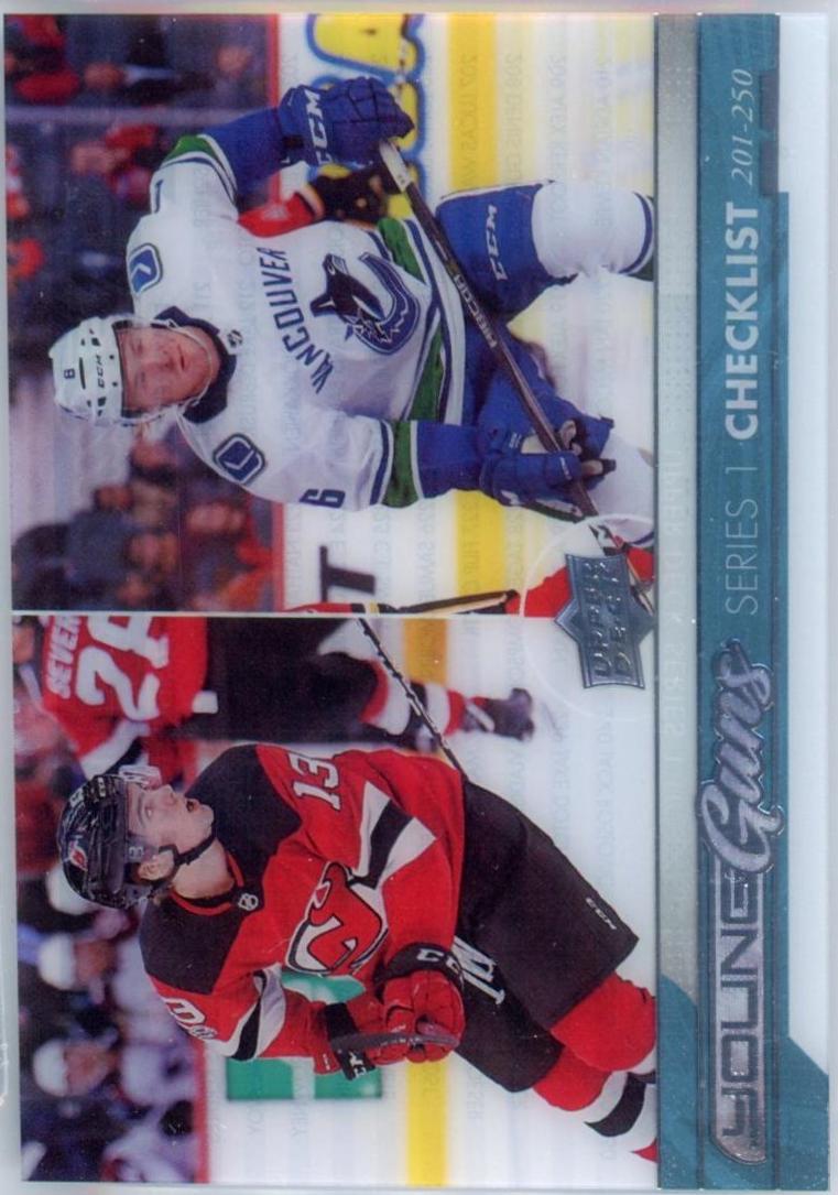 Nico Hischier, Brock Boeser [Clear Cut] #250