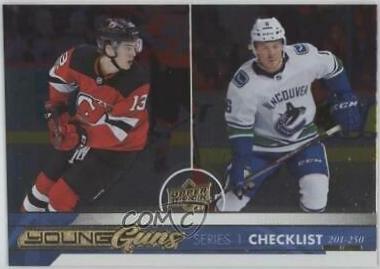 Nico Hischier, Brock Boeser [Silver Foil] #250
