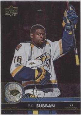 P. K. Subban [Gold Rainbow Foil] #111
