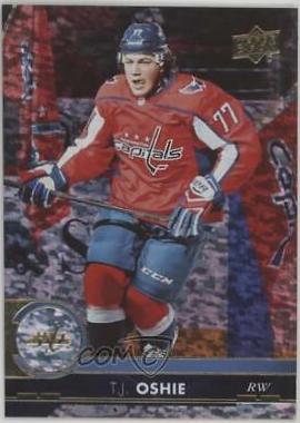 T. J. Oshie [Gold Rainbow Foil] #438