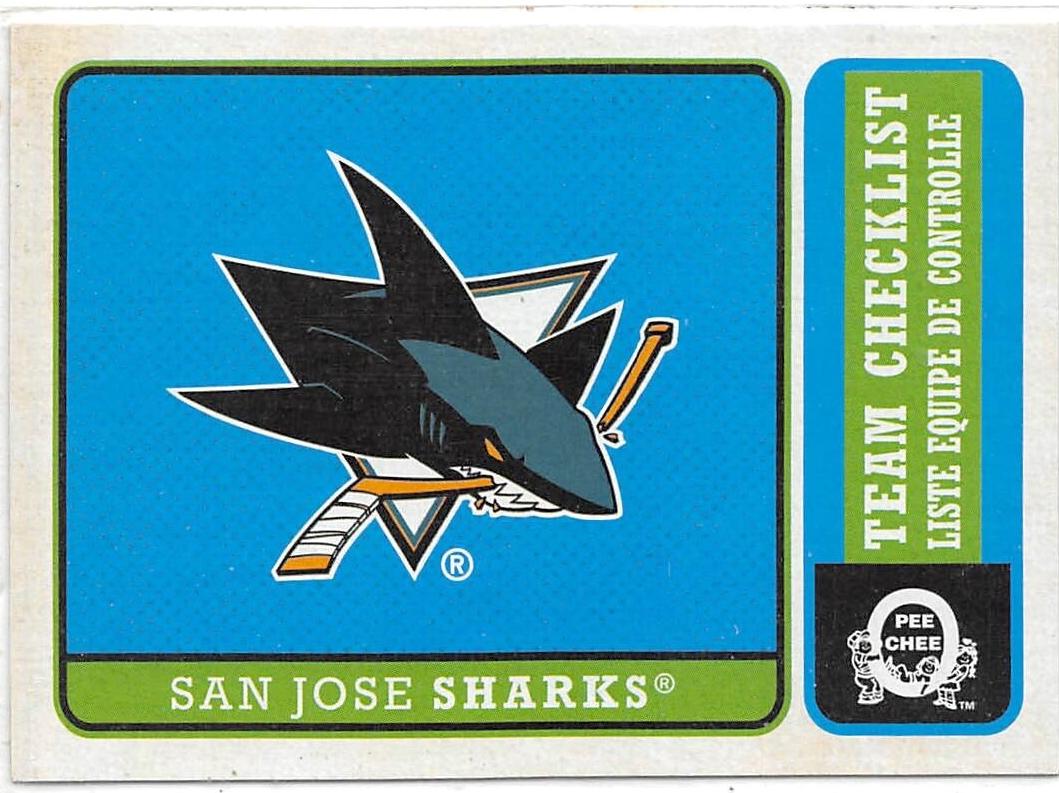 San Jose Sharks [Blank Back] #585