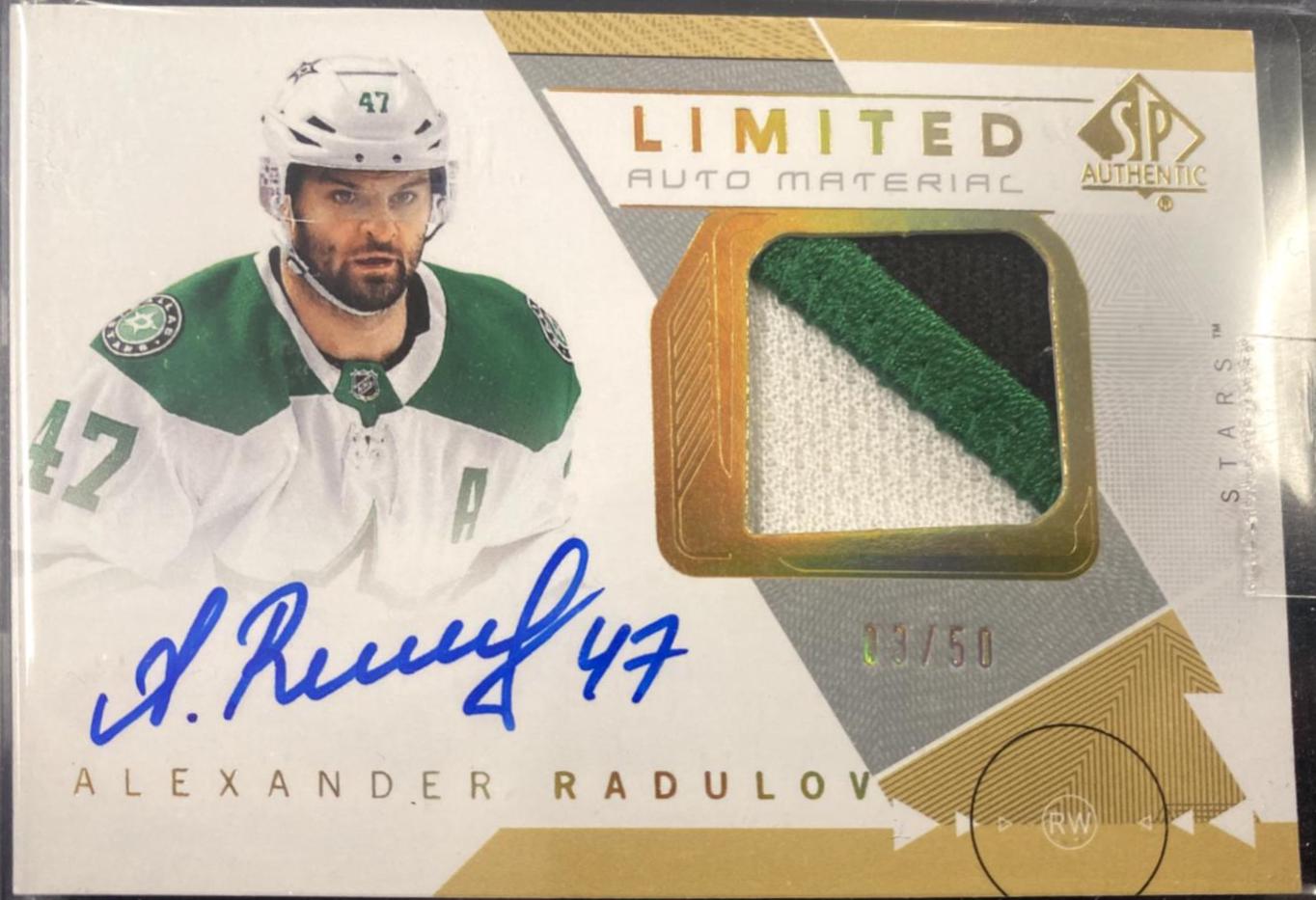 Alexander Radulov [Autograph Patch Limited] #43