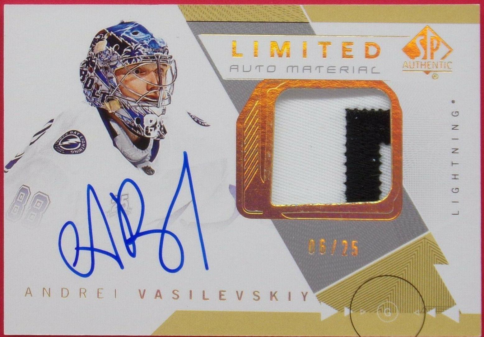 Andrei Vasilevskiy [Autograph Patch Limited] #67