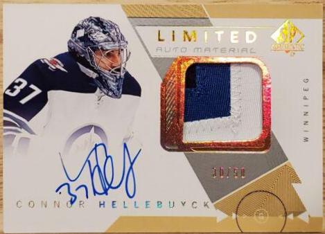 Connor Hellebuyck [Autograph Patch Limited] #28