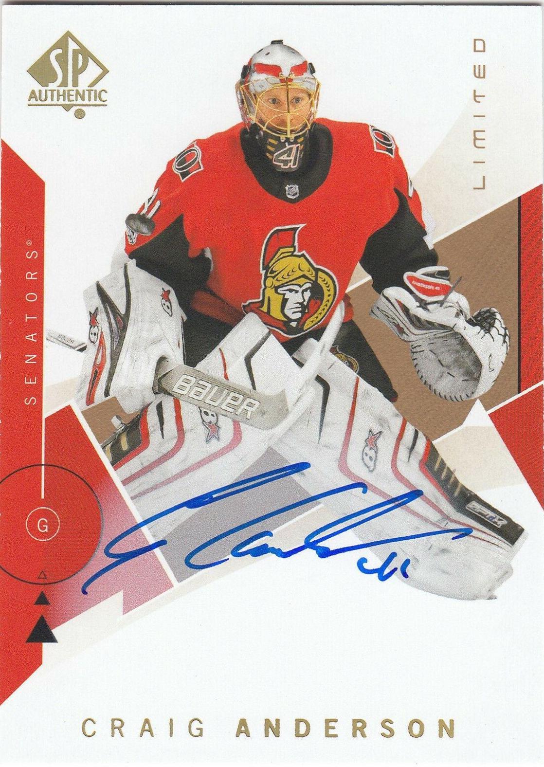 Craig Anderson [Autograph Limited] #84
