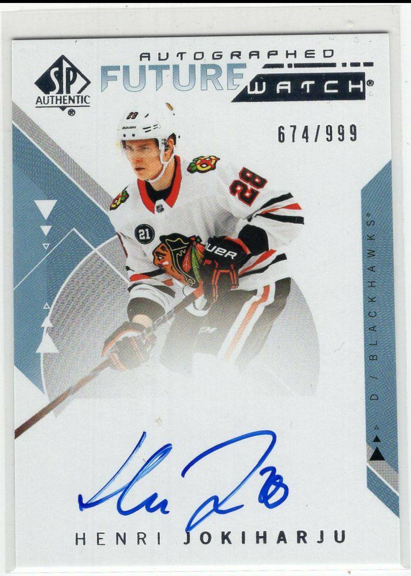 Henri Jokiharju [Autograph] #193