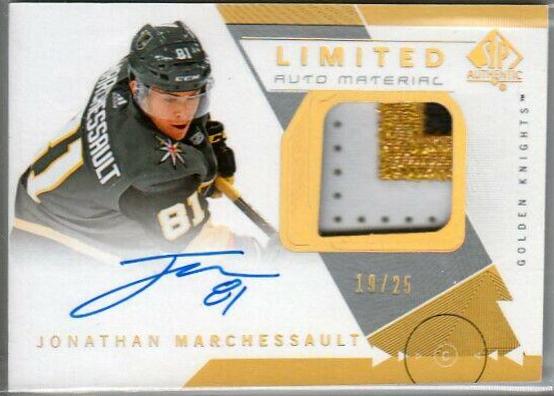 Jonathan Marchessault [Autograph Patch Limited] #52