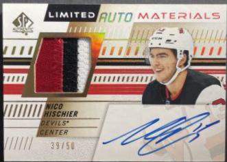 Nico Hischier [Autograph Patch Limited] #73